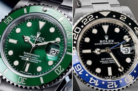 differenza tra rolex gmt master e submariner|rolex submariner vs gmt master.